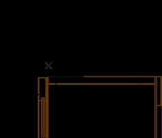 a diagram showing the height and width of a wooden table with measurements for each piece