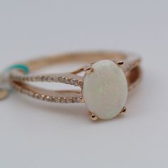 Effy 14k Rose Gold Oval Opal With Round Diamonds 3.6 Grams Ring Size 7.25 Opal 8x6.7mm Round White Diamonds This Is A Beautiful New Effy Ring That Showcases This Cute Opal. The Ring Is Stamped And Is Absolutely Brand New With Tags Still Attached. The Retail On This Is $1,824 But You Can Get It For Half Of Retail! If Any Of The Tags Are Removed The Item Is Non Refundable! If You Have Any Questions Or Concerns Please Do Not Hesitate To Ask. Oval 14k Rose Gold Fine Jewelry, White 14k Rose Gold Round Rings, White 14k Rose Gold Rings, White 14k Rose Gold Round Jewelry, White Round 14k Rose Gold Jewelry, White 14k Rose Gold Jewelry, Fine Jewelry In 14k Rose Gold, White Color, 14k Rose Gold Fine Jewelry Rings In White, 14k Rose Gold White Rings Fine Jewelry