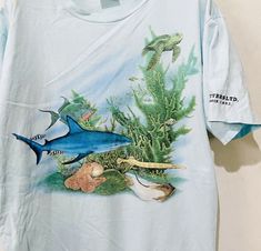 Shark Shirts, Under Sea, Shark Shirt, Flat Chest, South America, Pretty Outfits, Made In Usa