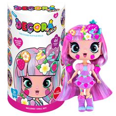 PRICES MAY VARY. MEET THE DECORA GIRLZ: The Decora Girlz are a stylish group of tween friends who love to dazzle, delight and decorate themselves! These colourful 5" collectable fashion dolls are inspired by Decora Kei, a Japanese fashion style that embraces self-expression, bright colours and lots of fun accessories! DECORATE, STICKER AND STYLE: Use the sticker sheets and accessories to decorate and customise your Decora Girlz doll and express your own style too! These highly detailed fashion d Decora Girlz Dolls, Detailed Fashion, Decora Fashion, Colourful Accessories, Shoes Stylish, John Adams, Mini Dolls, Fashion D, Barbie Stuff