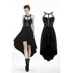 Explore our vast collection of women's sweetheart necklace strappy metal holes statement gothic tail dresses. shop now at rebels market! Gothic Stuff, Dark In Love, Tail Dress, Gothic Looks, Dream Style, Goth Punk, Dark Fashion, Little Dresses, Character Outfits