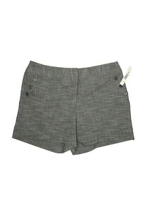 Courtenay Shorts Size: 12 Bottoms - new. 53% COTTON, 46% POLYESTER, 1% SPANDEX, Houndstooth | Courtenay Shorts: Gray Houndstooth Bottoms - Size 12 Business Casual Summer Bottoms With Flat Front, Flat Front Bottoms For Business Casual Summer, Casual Short Bottoms With Houndstooth Pattern, Spring Houndstooth Bottoms For Business Casual, Casual Houndstooth Pattern Bottoms For Business, Casual Houndstooth Bottoms For Business, Casual Houndstooth Bottoms For Business Casual, Casual Houndstooth Short Bottoms, Spring Business Casual Houndstooth Bottoms