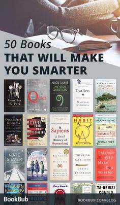 the cover of 50 books that will make you smarter