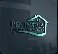 the logo for peninsula renovation group