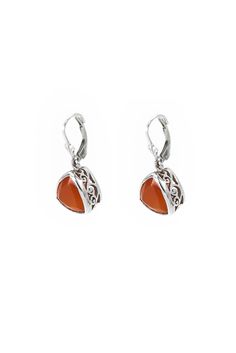 Lively Carnelian Earrings Oh, this refreshing orange! These earrings are fast to add color and aliveness into your day! No wonder, carnelian stone is perfect for someone needing motivation or a boost of creative inspiration. The sterling silver setting contains excitement of the carnelian with utmost finesse. Stones: Carnelian Metal: Sterling Silver Orange Carnelian Earrings For Gift, Orange Carnelian Gemstone Earrings, Amber Carnelian Gemstone Earrings, Elegant Orange Carnelian Earrings, Orange Carnelian Round Earrings, Round Orange Carnelian Earrings, Orange Gemstone Sterling Silver Earrings, Carnelian Gemstone Round Earrings, Round Carnelian Gemstone Earrings