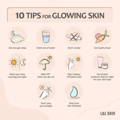 10 TIPS FOR GLOWING SKIN. #skincarecommunity #skincarelover #skincareaddict #clearskin #healthyskin #organicskincare #antiaging Nice Skin Tips, Tips For Glowing Body Skin, How To Have A Skin Care Routine, Simple Easy Skincare Routine, Skincare Without Products, How To Have Healthy Skin, Skin Care Solutions Diy, How To Have Clear Skin Tips, Japanese Beauty Routine