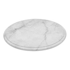 a white marble plate on a white background