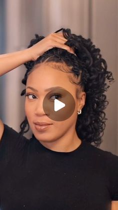 Popcorn Twist Hairstyles, Quick Braid Styles Black Hair Women, Crochet Passion Twist Hairstyles Short, Island Passion Twist, Half Braid Half Crochet Hairstyles, Twist Braids Hairstyles Natural Hair, Ponytail Braid Hairstyles Black, Crochet Ponytail Hairstyle, Half Braids Half Crochet Hairstyles