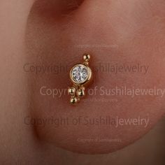 Diamond Stud Earrings/ Earrings/Studs/ Push Back Earrings / Delicate Earrings / Studs / Gift for Her / Birthday Gift ≫ Features * Items Code: SGT00402 * Diamond : 100% Genuine Diamond * Diamond Wt : 0.07 ct * Diamond Color : G-H * Diamond Clarity : SI1 * Diamonds Cut : Brilliant Cut (Excellent Cut) * Metal : 14K Solid Gold * Gold Color: Yellow Gold /Rose Gold /White Gold * Studs Size : 6 mm ≫ FAQ below for more detail. ✦ Sizing We can adjust most items to fit your sizing preferences. Most items Modern 14k Gold Internally Threaded Earrings, Fine Jewelry 14k Gold Piercings For Anniversary, 14k Gold Fine Jewelry Piercings For Anniversary, 14k Gold Round Piercings For Anniversary, Elegant 14k Gold Internally Threaded Jewelry, Gold Minimalist Single Diamond Earring, Internally Threaded 14k Gold Wedding Earrings, 14k Gold Internally Threaded Earrings For Wedding, Gold Minimalist Pierced Diamond Earrings