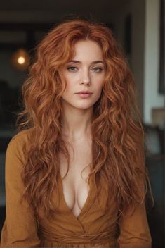 Long Copper Hair With Layers, Long Hair Curls Hairstyles, Red Hair Layers Long, Long Red Hair With Layers, Ginger Layered Hair, Red Hair Woman Over 40, Layered Long Haircut, Beautiful Red Head Woman, Braid Red Hair