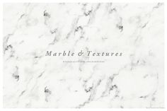 marble and textures for photoshopped with the text'marble & textures'on it