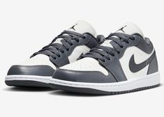 Nike Air Jordan 1 Low 'Off Noir' Dark Grey White  (DC0774 102) Women's 12 Nike Air Jordan 1 Low Wolf Grey, Jordan Ones Low, Gray And White Jordans, Nike Jordan Low, Jordans Low, Jordan 1 Low Women, Nike Jordan 1 Low, Sneakers Nike Jordan, Jordan 1 Outfit Women