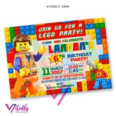 the lego party is going on and it's time to have some fun with your kids