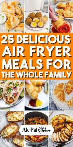 Simplify your meal prep and elevate your dining experience with our delicious air fryer meals. Embrace the simplicity of one-pot meals, reducing cleanup time. Our air fryer recipes for dinner are a lifesaver on busy weeknights, offering everything from mouthwatering air fryer shrimp, and savory turkey meatballs to loaded nachos and perfectly roasted chicken and vegetables. Explore our healthy air fryer recipes that are perfect for those seeking low calorie meals without sacrificing taste. Air Fryer Meals For Family, Easy Air Fryer Meals, Air Fryer Chicken Recipes, Meals For Family, Healthy Air Fryer Recipes, Air Fryer Meals, Air Fryer Breakfast, Actifry Recipes, New Air Fryer Recipes