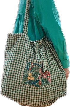 Patchwork Bags, Leather Bag Women, Cute Bags, Looks Style, Sewing Bag, Green Bag, Sewing Inspiration, Style Retro, Country Style