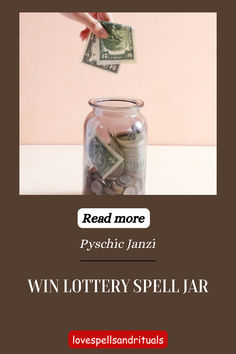 Win Lottery Spell Jar Abundance Herbs, Herbs Magic, Magic Ingredients, Spell Jars