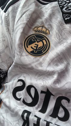 the jersey worn by real madrid is displayed