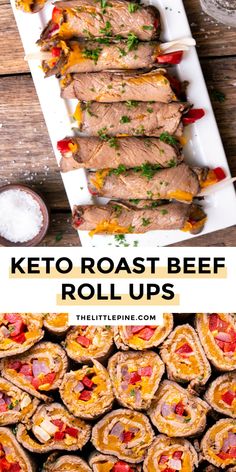 the keto roast beef rolls are ready to be eaten