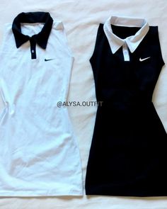 Nike Dress, Tennis Dresses, Brass Knuckle, Crying Eyes, Black And White Nike, Stile Hijab, Swaggy Outfits, Tennis Clothes, White Nike