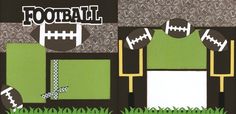 an image of a football game with the ball in the goal postcard style frame