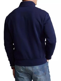 The iconic Polo Sport logo adorns the front of this streamlined quarter-zip fleece pullover..Stand collar.Long sleeves.Quarter-zip placket.Ribbed cuffs and hem.Cotton/polyester.Machine wash.Imported.SIZE & FIT.About 27.5' from shoulder to hem.ABOUT THE BRAND.Synonymous with Americana style since 1967, Ralph Lauren started with one item—the necktie—under the name Polo. The house has since stood for the epitome of refined dressing for men. From collegiate sweaters and polos to evening-ready suiting and tailored coats, there's a timeless piece for every occasion..The iconic Polo Sport logo adorns the front of this streamlined quarter-zip fleece pullover.Stand collarLong sleevesQuarter-zip placketRibbed cuffs and hemCotton/polyesterMachine washImportedSIZE & FITAbout 27.5” from shoulder to hem Solid Fleece Track Jacket With Long Sleeves, Solid Fleece Long Sleeve Track Jacket, Fleece Sweatshirt With Zipper Closure And Long Sleeves, Long Sleeve Fleece Sweatshirt With Zipper Closure, Sporty Long Sleeve Sweater With Zipper Closure, Ralph Lauren Cotton Long Sleeve Sweatshirt, Ralph Lauren Long Sleeve Sweatshirt For Winter, Ralph Lauren Casual Long Sleeve Sweatshirt, Ralph Lauren Long Sleeve Winter Sweatshirt