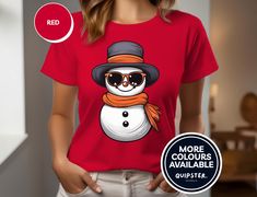 ⛄'Tis the season for Frosty The Snowman⛄ This t-shirt is just right for matching Christmas PJs or cranking up the cheer at your next holiday party. You could even make someone else's silly season brighter by gifting it - if you can bear to let it go, of course! 👕 Matching kids tee - https://quipsteraustralia.etsy.com/au/listing/1796608641/cute-snowman-child-unisex-graphic-t Highlights ✨ Classic unisex fit - timeless & relaxed ✨ Medium weight & no side seams for year-round comfort ✨ Made from so Hallmark Aesthetic, Matching Pyjamas, Xmas Pajamas, Xmas Photos, Frosty The Snowman, Retro Holiday, Cute Matching, Aesthetic Life, Christmas Pjs