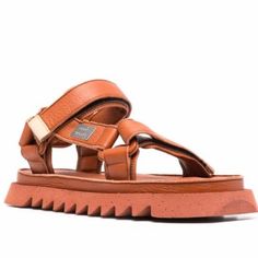 Marsell X Suicore Depa 01leather Open Toe Sandals Orange Women's Size 38 Nwot Whether You're Attending A Summer Festival Or Simply Stepping Out For A Day Of Exploration, The Marsell X Suicore Depa 01 Leather Open Toe Sandals Are Sure To Turn Heads With Their Unique Design And Vibrant Color. *** New Without Tag *** - Brand: Marsell X Suicore - Color: Orange - Size: 38 - Slip On - Open Toe - Ankle Touch-Strap Fastening - Front Touch-Strap Fastening - Logo Plaque - 100% Leather -Branded Insole - Ri Designer Double Strap Leather Sandals, Leather Sport Sandals With Single Toe Strap, Modern Leather Sport Sandals With Rubber Sole, Designer Leather Sandals With Round Toe, Brown Leather Sport Sandals For Spring, Luxury Leather Sport Sandals For Summer, Leather Sport Sandals With Heel Strap, Designer Leather Sandals With Ankle Strap, Designer Leather Ankle Strap Sandals