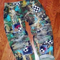 Custom. Patches Custom. Paint. Ripped Diy Clothes Accessories, Leopard Pants, Custom Patches, Camo Pants, Pants Color, Atlanta Ga, Custom Paint, Custom Clothes, Diy Clothes