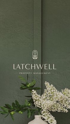 A warm, simple logo lockup that captures Latchwell’s mission to provide diligent and trustworthy property care for homeowners who want peace of mind. | Tina Perko Design | Elegant, minimal logo icon for a high end lifestyle brand Elegant Advertising Design, High End Lifestyle, Luxury Real Estate Branding, Logo Lockup, Law Logo, Logo Shapes, Real Estate Branding, Logo Icon, Logo Mockup