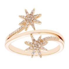 Give your jewelry box a celestial refresh with this diamond-studded 10k gold The Regal Collection star ring. Click on this JEWELRY & WATCHES GUIDE to learn about fit, styles, materials and more! Give your jewelry box a celestial refresh with this diamond-studded 10k gold The Regal Collection star ring. Click on this JEWELRY & WATCHES GUIDE to learn about fit, styles, materials and more! FEATURES Band width: 16 mm Shank style: bypass Band fit: rounded Nickel free Metal: 10k gold Finish: polished Starburst Diamond Jewelry For Anniversary, Starburst Brilliant Cut Jewelry For Anniversary, Anniversary Starburst Jewelry With Diamond Accents, Luxury Starburst Jewelry For Anniversary, Celestial Starburst Jewelry For Anniversary, Celestial Sparkling Jewelry For Anniversary, Elegant Starburst Diamond Ring For Anniversary, Silver Star Ring, Diamond Star