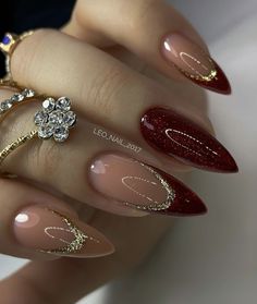 Leo Nail Art, Leo Inspired Nails, Leo Nails, Nagel Tips, Purple Nail, Gold Nail, Fake Nails With Glue, Easy Nails, Her Nails