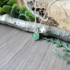 These Emeralds have such a lovely shade of green that is so cool and eye catching. This necklace is made up of a Sterling Silver chain with a natural 6mm faceted Emerald set in a Sterling Silver framed 6x9.5mm Pendant. ✭ CUSTOMIZE YOUR PIECE ��✭ ► Choose your chain length 16in or 18in options for No Additional Charge! Don't see the length you need? Check out our Custom Length Upgrade:  https://www.etsy.com/ca/listing/198366701/custom-chain-length-upgrade ► Upgrade to a Thicker Chain here: https:// Custom Chain, May Birthstone, Emerald Necklace, Custom Initials, Initial Charm, Necklace Sterling Silver, Silver Frame, Shades Of Green, Chain Length