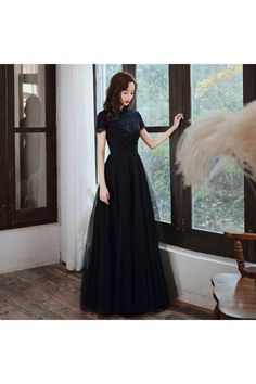 Shop tulle black long formal dress with beading top online. Sheprom offers formal or casual style dresses to fit your special occasions. Black Evening Dress With Sheer Bodice For Banquet, Black Floor-length Evening Dress For Homecoming, Formal Tulle Maxi Dress For Prom Season, Formal Black Tulle Maxi Dress, Black Tulle Evening Dress For Prom Season, Black Tulle Evening Dress For Formal Occasions, Black Tulle Skirt Evening Dress For Formal Occasions, Black Tulle Floor-length Maxi Dress, Black Tulle Maxi Evening Dress