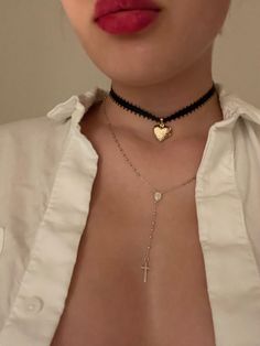 Chokers Aesthetic, Aesthetic Choker, Simple Silver Jewelry, Choker Collar, Jewelry Inspo, Dream Jewelry, Dainty Jewelry