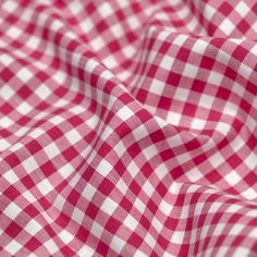 Gingham Cotton Linen Blend - Raspberry | Blackbird Fabrics Red Gingham Aesthetic, Summer Gingham Sleepwear, Orange Gingham, Linen Gingham Fabric, Red Gingham Coquette, Gathered Dress, Fall Favorites, Top Dress, Black Bird