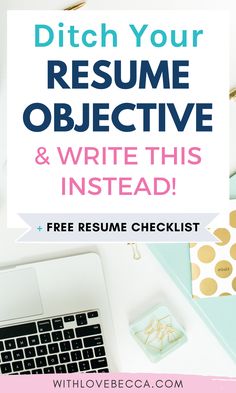 Ditch your resume objective and write this instead Resume To Get The Job, How To Update Your Resume, Skills Resume Examples, How To Write A Resume, Resume Objective Statement Examples, Linkedin Strategy, Career Objectives For Resume, Career Change Resume