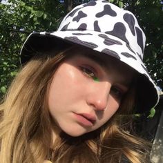 Immerse yourself in the refreshing vibe of farm life with our Cow Print Bucket Hat, even if you don't have access to a farm. This adorable, reversible black cow bucket hat is soft, bendable, and breathable, making it the perfect accessory for any casual summer outfit. Whether you're wearing a sheer smock dress, a t-shirt, or a vibrant maxi or midi dress, this hat will complete your look. Enjoy the essence of nature and experience a touch of countryside charm with this charming and stylish cow pr Black Bucket Hat For Summer, One Size, Adjustable Black Bucket Hat For Summer, Trendy Black Bucket Hat For Spring, Black Spring Bucket Hat, Black Casual Festival Hat, Black Casual Hat For Festivals, Trendy Black Bucket Hat, Trendy Black Bucket Sun Hat, Black Cotton Sun Hat For Summer