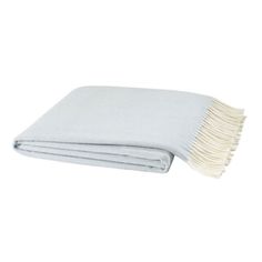 a white blanket folded on top of each other