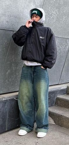 00s Mode, Baggy Jeans Outfit, Streetwear Inspo, Fashion Men Streetwear, Street Fashion Men, Baggy Clothes