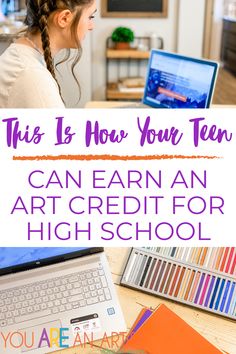 This Is How Your Teen Can Earn An Art Credit For High School Why Art Is Important, Fun Art Projects, High School Years, Homeschool Learning, Homeschool Kindergarten