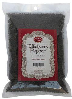 a bag of tellicoberry pepper