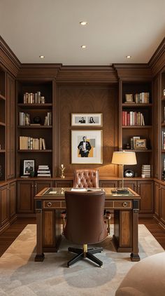 Art Deco Interior Home Libraries, Geometric Patterns, Wood Paneling, Geometric Pattern