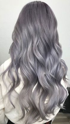 Grey Platinum Hair, Platinum Silver Hair Color, Dark Silver Hair, Hair Color Grey Silver, Metallic Hair Color, Ash Gray Hair Color, Ash Grey Hair, Silver Hair Dye, Grey Hair Color Silver