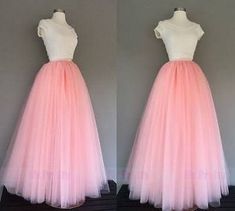 Long Pink Tulle Skirt, Long Tulle Skirt, Pink Tulle Skirt, Class Outfit, Tulle Skirts