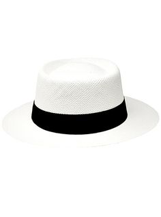 Brand: Gamboa Color: White Material: Toquilla straw Brim: 7 cm. (2 3/4")Grade: 3 - 4 learn more Sweatband: Cotton twill, 3 cm. (1.18") Crown: 10 cm. (4") Ribbon: LinenSUN PROTECTION: UPF 50+ Only 1/50th or less of UV rays are able to pass through STYLE & COMFORT: Really suitable for travel, outdoor activities, and events. Get compliments every time you wear it. LIGHT AND FRESH: Its first quality fiber allows air circulation making the hat a very light and comfortable garment. Classic White Adjustable Straw Hat, Classic White Adjustable Boater Hat, White Adjustable Classic Straw Hat, Classic White Summer Hat, Classic White Wide Brim Sun Hat, Classic White Curved Brim Sun Hat, Classic White Toquilla Straw Hat Bands, Classic White Fedora Sun Hat, Classic White Straw Boater Hat