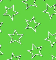 a green background with white stars on it