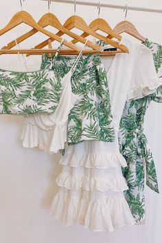 Lulus Exclusive! Have your vacation dreams become reality with Lulus cute leaf print edit. Lightweight woven fabric boasts a green leaf print throughout and shapes flirty silhouettes. Mix and match and pack a white dress for your next destination. #lovelulus White Fitted Dresses With Matching Set, Fitted White Dress With Matching Set, Casual Beach Dresses With Matching Set, Casual Beach Dresses Matching Set, Summer Vacation Dresses With Matching Set, Summer Vacation Dresses Matching Set, Spring Chic Matching Set Dresses, Chic Spring Matching Set Dresses, Chic Spring Dresses Matching Set