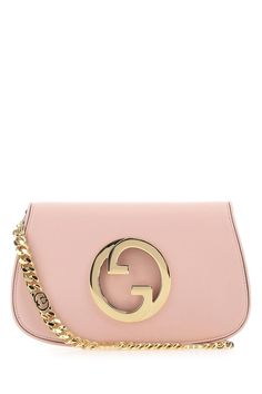 Exterior: 100% LeatherLining: 100% Fabric Finishing: Golden metal Pink Gucci Purse, Gucci Pink, Gucci Purse, Guccio Gucci, Metal Detail, Gucci Shoulder Bag, Bottega Veneta Shoulder Bag, Pink Leather, Bag Shoulder