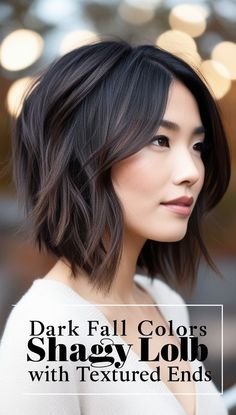 Want to add dimension to your hair? Balayage is a stunning choice for fall! This technique enhances your natural beauty while adding warmth. Click for styling tips! #Balayage #HairTrends Short Dark Brown Hair With Highlights And Lowlights, Asian Hair Balayage, Dark Hair Bobs, Balayage Asian, Balayage Asian Hair, Asian Balayage, Korean Long Hair, Highlights On Brown Hair, Short Dark Brown Hair