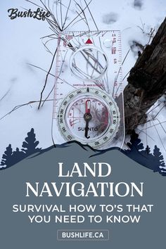 Photographed is the Suunto compass Land Navigation, Ontario Canada Travel, Outdoor Blog, Bushcraft Backpack, Compass Navigation, Backpack Inspiration, Ontario Travel, Survival Life Hacks